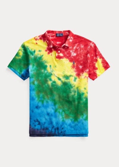 Polos Polo Ralph Lauren Hombre Multicolor - Custom Slim Fit Tie-Dye - XOYMZ7648